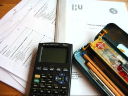 My calculator, my pens, my reports and my summaries.